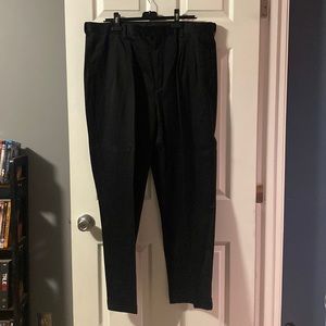 Mens savane black dress pants 40x32